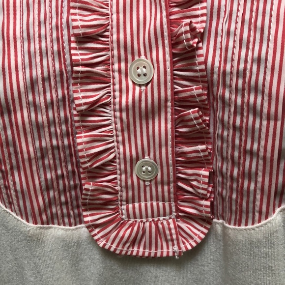 BCBG MAXAZRIA White Long Sleeve Shirt M NWT - Picture 3 of 15